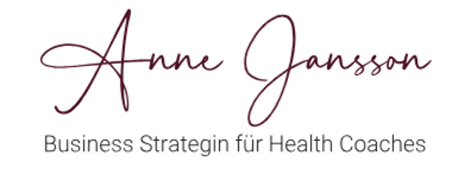 Anne Jansson Business Strategin für Health Coaches Nora Hodeige